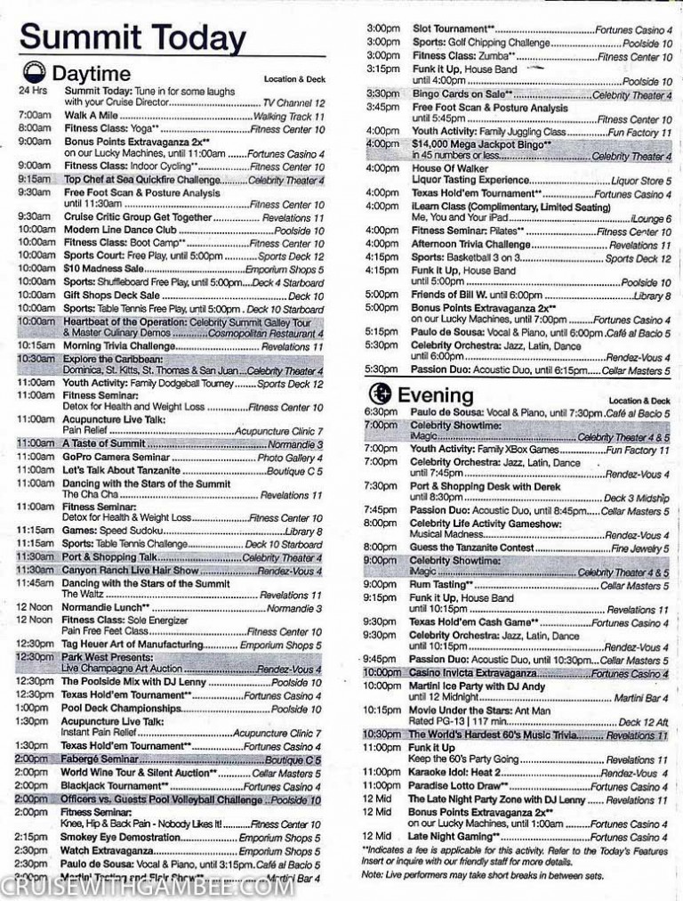 celebrity-summit-today-daily-activity-planner-cruise-with-gambee