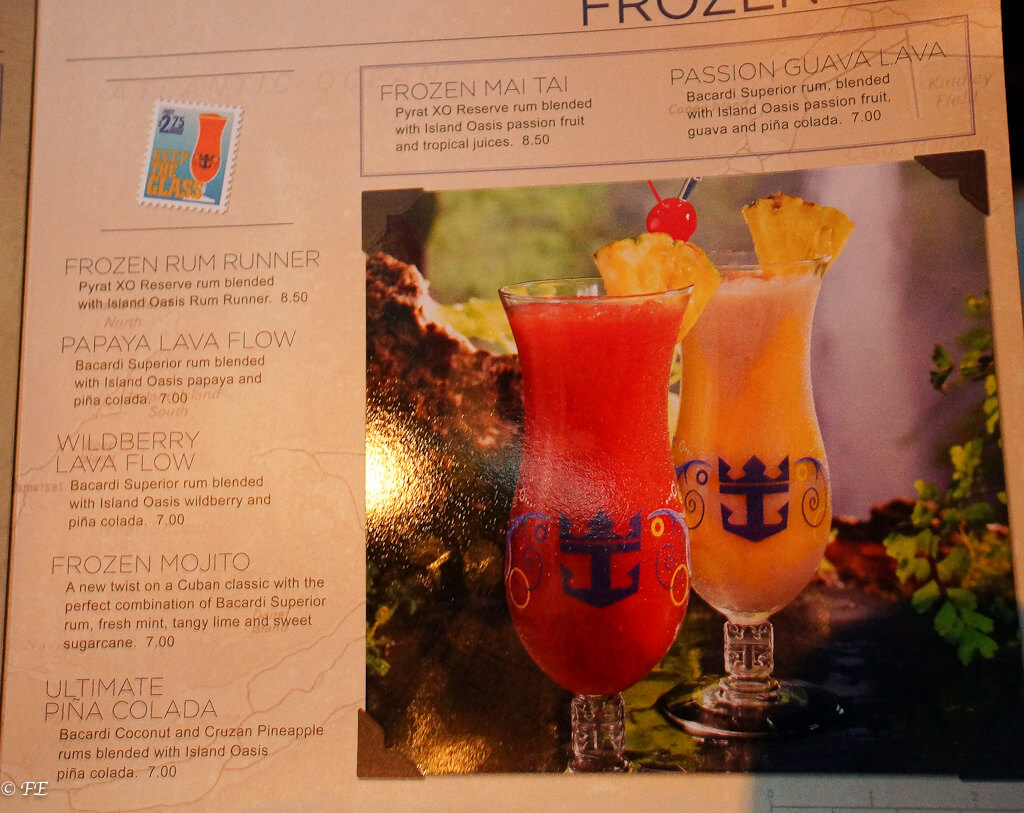 Royal Caribbean drink Lists! Prices, menus, and much more. – cruise