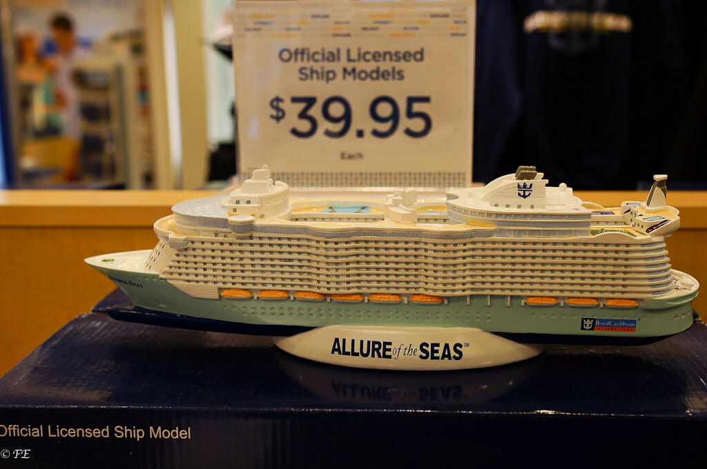 Allure of the Seas model ship price