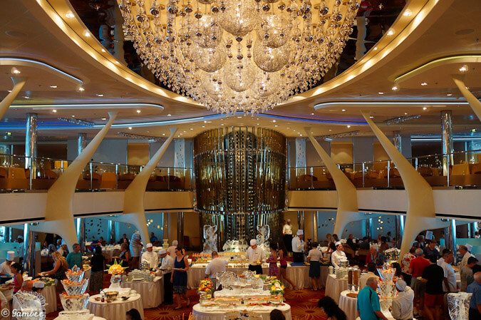 Celebrity Silhouette last Sea Day Brunch main dinning room