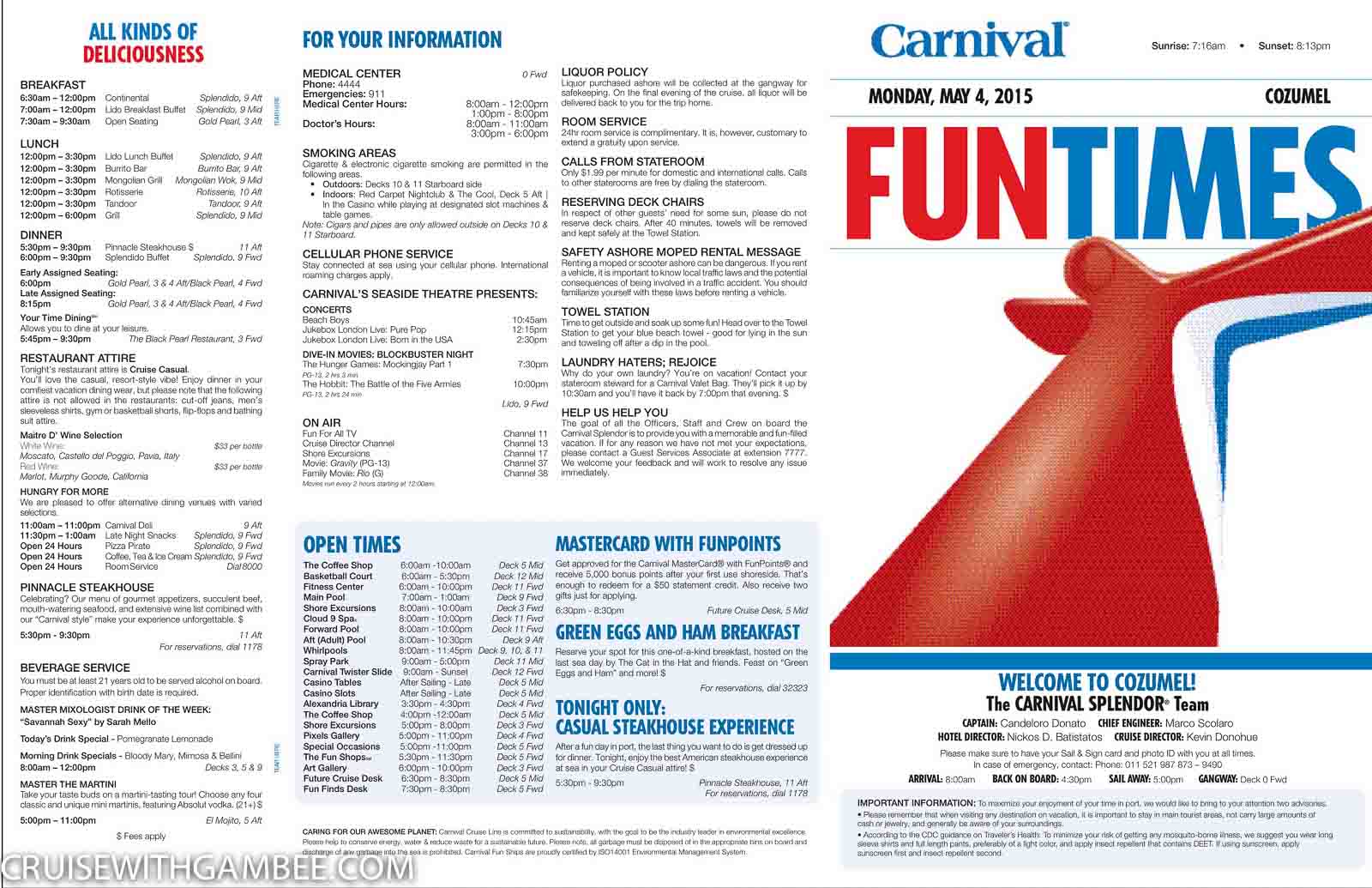 Carnival Splendor Funtimes-4