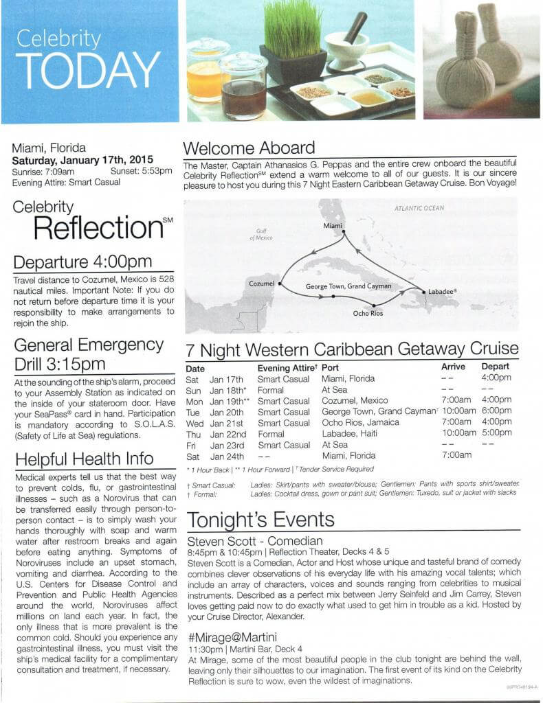 Celebrity Reflection Today Daily Activity planner-1