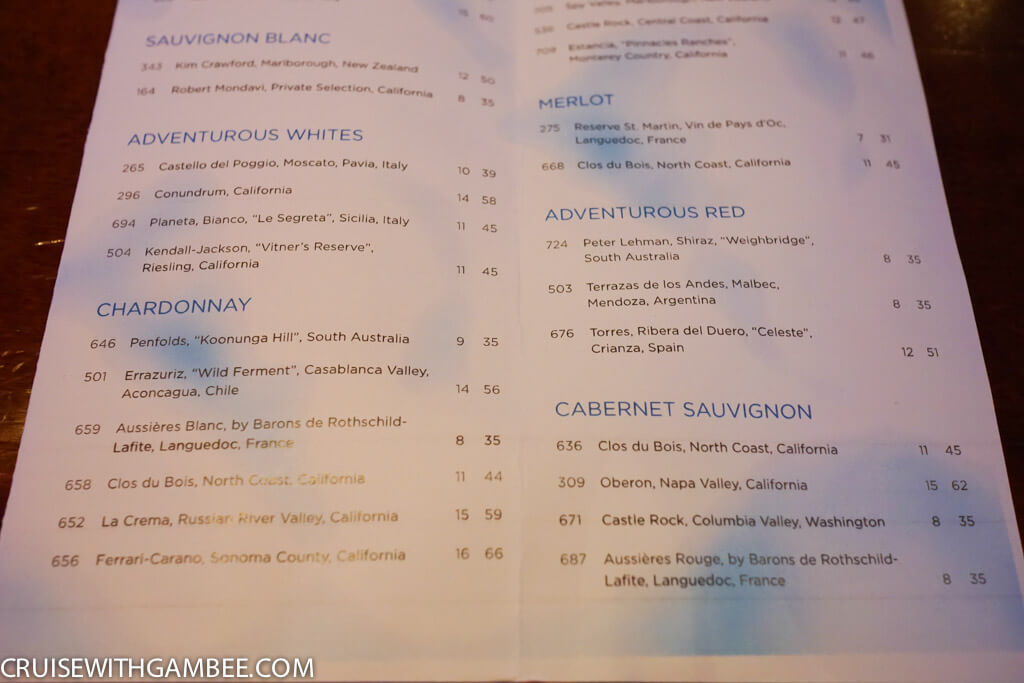 Royal Caribbean Drink Prices-5