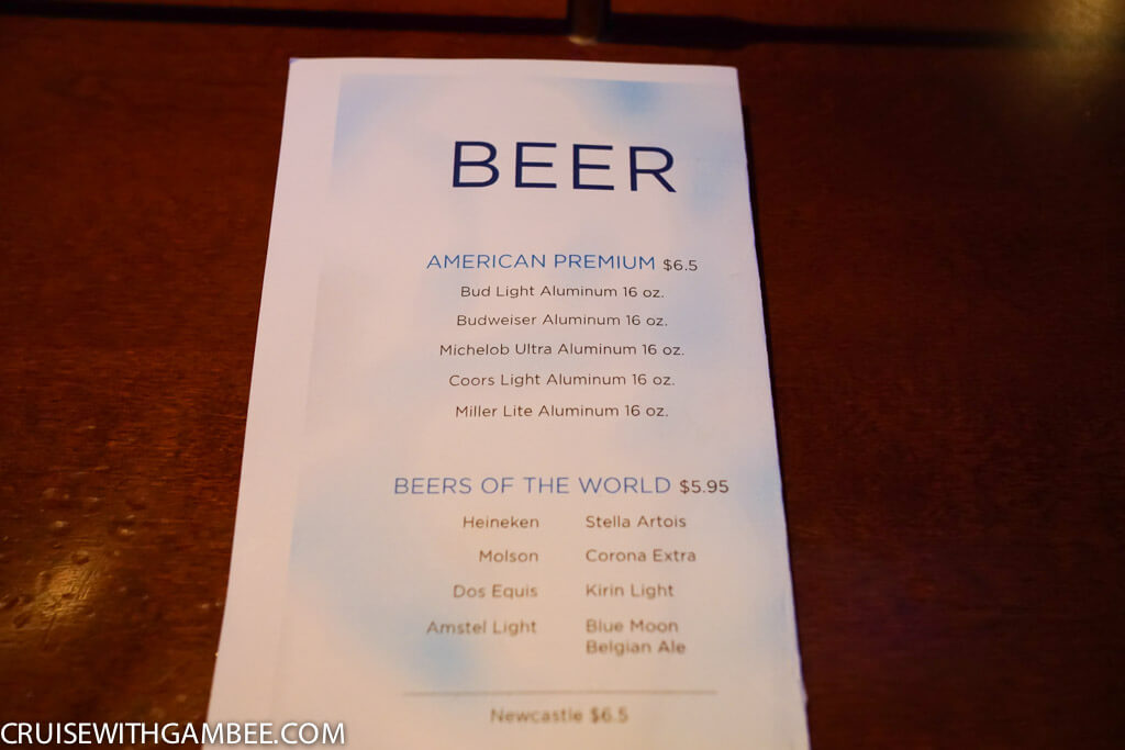 Royal Caribbean Drink Prices-6